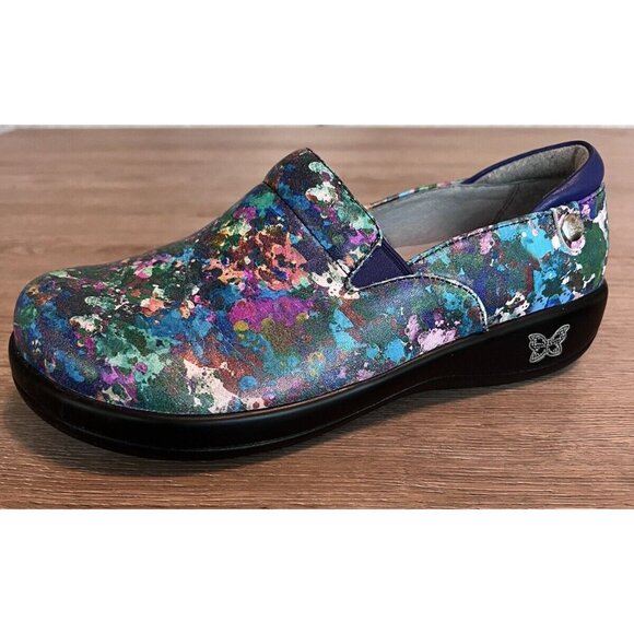 Alegria Keli Big Fun Low Key For Real Leather Slip On Comfort Shoes EU 38 US 8 - Picture 3 of 9